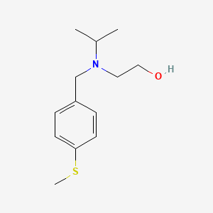 molecular formula C13H21NOS B3225770 2-[Isopropyl-(4-methylsulfanyl-benzyl)-amino]-ethanol CAS No. 1251099-47-4