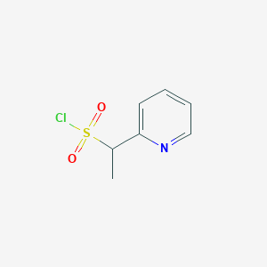 1-(Pyridin-2-yl)ethanesulfonyl chloride