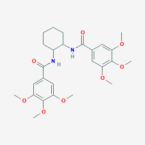 molecular formula C26H34N2O8 B322583 3,4,5-trimethoxy-N-{2-[(3,4,5-trimethoxybenzoyl)amino]cyclohexyl}benzamide 