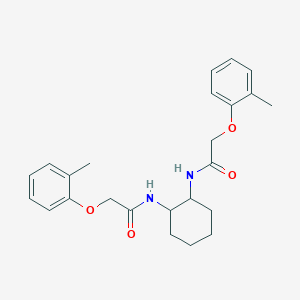 molecular formula C24H30N2O4 B322586 2-(2-methylphenoxy)-N-(2-{[(2-methylphenoxy)acetyl]amino}cyclohexyl)acetamide 