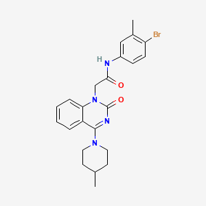 molecular formula C23H25BrN4O2 B3225889 N-(3-methylbenzyl)-1-pyridin-4-ylpiperidine-3-carboxamide CAS No. 1251568-55-4
