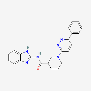 N-(1H-benzo[d]imidazol-2-yl)-1-(6-phenylpyridazin-3-yl)piperidine-3-carboxamide