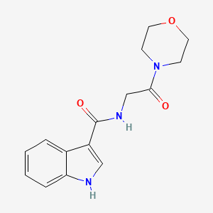 N-(2-morpholino-2-oxoethyl)-1H-indole-3-carboxamide