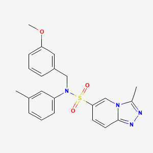 N~6~-(3-methoxybenzyl)-3-methyl-N~6~-(3-methylphenyl)[1,2,4]triazolo[4,3-a]pyridine-6-sulfonamide