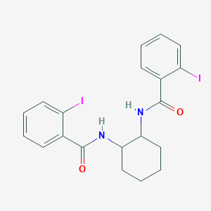 molecular formula C20H20I2N2O2 B322598 2-iodo-N-{2-[(2-iodobenzoyl)amino]cyclohexyl}benzamide 