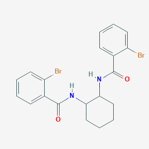 molecular formula C20H20Br2N2O2 B322603 2-bromo-N-{2-[(2-bromobenzoyl)amino]cyclohexyl}benzamide 