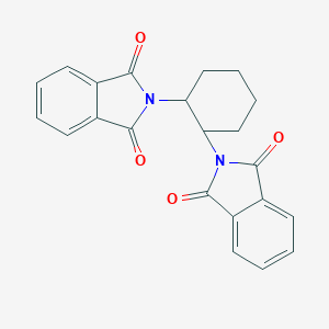molecular formula C22H18N2O4 B322605 2-[2-(1,3-dioxo-1,3-dihydro-2H-isoindol-2-yl)cyclohexyl]-1H-isoindole-1,3(2H)-dione 