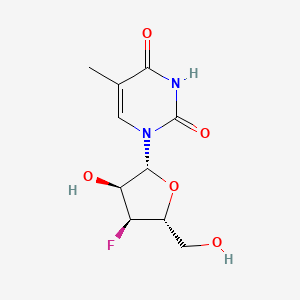 molecular formula C10H13FN2O5 B3226246 3'-Deoxy-3'-fluoro-5-methyluridine CAS No. 125217-37-0
