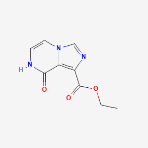 B3226486 Ethyl 8-Hydroxyimidazo[1,5-a]pyrazine-1-carboxylate CAS No. 1256633-36-9