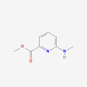 molecular formula C8H10N2O2 B3226517 Methyl 6-(methylamino)picolinate CAS No. 1256786-28-3