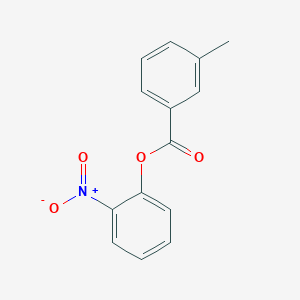 molecular formula C14H11NO4 B322652 2-Nitrophenyl 3-methylbenzoate 