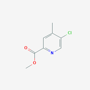 molecular formula C8H8ClNO2 B3226546 Methyl 5-chloro-4-methylpyridine-2-carboxylate CAS No. 1256790-79-0