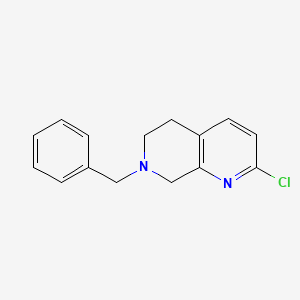 7-Benzyl-2-chloro-5,6,7,8-tetrahydro-1,7-naphthyridine