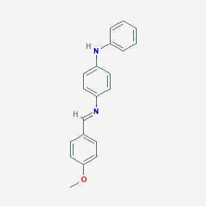 N-(4-anilinophenyl)-N-(4-methoxybenzylidene)amine