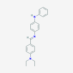 molecular formula C23H25N3 B322659 N-(4-(Diethylamino)benzylidene)-N'-phenyl-1,4-phenylenediamine CAS No. 58066-91-4