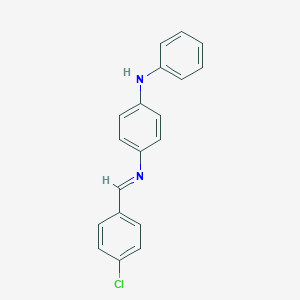 molecular formula C19H15ClN2 B322660 N-(4-anilinophenyl)-N-(4-chlorobenzylidene)amine 