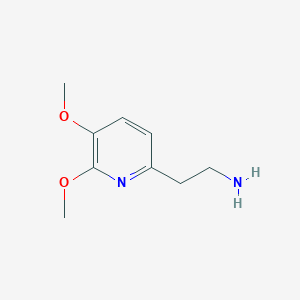 molecular formula C9H14N2O2 B3226616 2-(5,6-Dimethoxypyridin-2-yl)ethanamine CAS No. 1256825-11-2