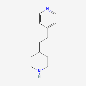molecular formula C12H18N2 B3226631 4-[2-(Piperidin-4-yl)ethyl]pyridine CAS No. 1256833-76-7