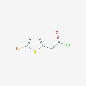 molecular formula C6H4BrClOS B3226760 2-(5-Bromo-2-thienyl)acetyl Chloride CAS No. 125772-35-2