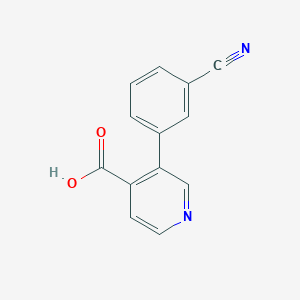 3-(3-Cyanophenyl)isonicotinic acid