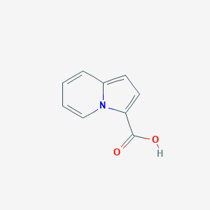 molecular formula C9H7NO2 B3226954 Indolizine-3-carboxylic acid CAS No. 1259060-82-6