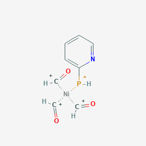 molecular formula C8H8NNiO3P+3 B3226995 Pyridine, 2-phosphino-, nickel complex CAS No. 125995-94-0