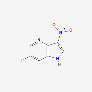 6-Iodo-3-nitro-1H-pyrrolo[3,2-b]pyridine