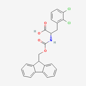 molecular formula C24H19Cl2NO4 B3227108 Fmoc-2,3-Dichloro-L-Phenylalanine CAS No. 1260615-87-9