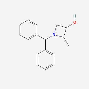 cis-1-(Diphenylmethyl)-2-methylazetidin-3-ol