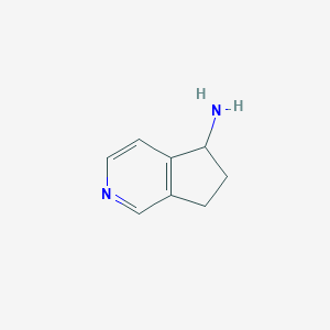molecular formula C8H10N2 B3227232 6,7-Dihydro-5H-cyclopenta[c]pyridin-5-amine CAS No. 1260762-34-2