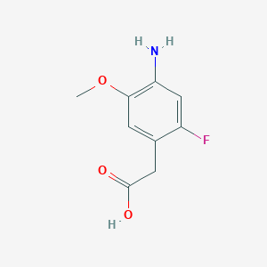 (4-Amino-2-fluoro-5-methoxy-phenyl)-acetic acid