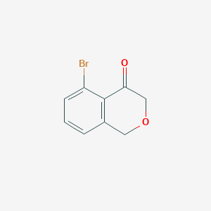 molecular formula C9H7BrO2 B3227262 5-Bromo-isochroman-4-one CAS No. 1260803-28-8