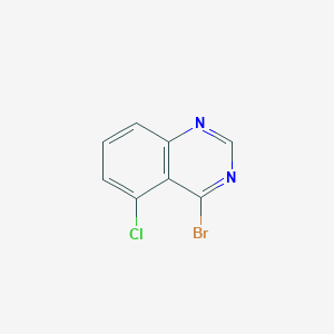 molecular formula C8H4BrClN2 B3227323 4-Bromo-5-chloroquinazoline CAS No. 1260877-11-9