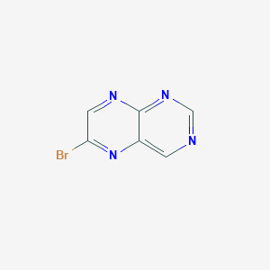 molecular formula C6H3BrN4 B3227329 6-Bromopteridine CAS No. 1260880-75-8