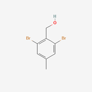 molecular formula C8H8Br2O B3227343 (2,6-Dibromo-4-methylphenyl)methanol CAS No. 1260893-69-3