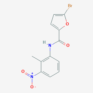 molecular formula C12H9BrN2O4 B322739 5-bromo-N-(2-methyl-3-nitrophenyl)furan-2-carboxamide 