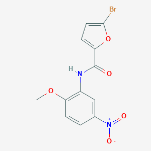 molecular formula C12H9BrN2O5 B322740 5-bromo-N-(2-methoxy-5-nitrophenyl)furan-2-carboxamide 