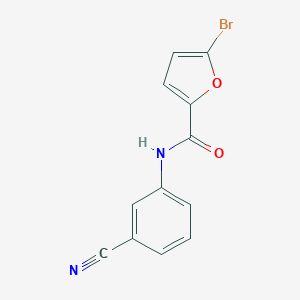 molecular formula C12H7BrN2O2 B322741 5-bromo-N-(3-cyanophenyl)furan-2-carboxamide 