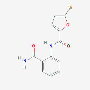 molecular formula C12H9BrN2O3 B322743 N-[2-(aminocarbonyl)phenyl]-5-bromo-2-furamide 