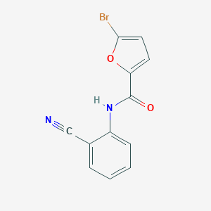 molecular formula C12H7BrN2O2 B322744 5-bromo-N-(2-cyanophenyl)furan-2-carboxamide 