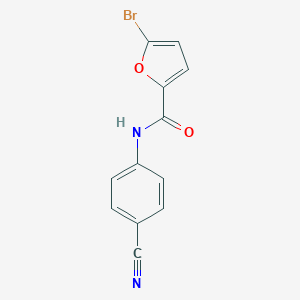 molecular formula C12H7BrN2O2 B322745 5-bromo-N-(4-cyanophenyl)furan-2-carboxamide 