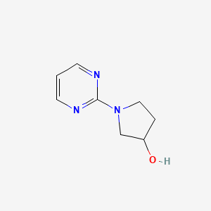 molecular formula C8H11N3O B3227451 1-嘧啶-2-基-吡咯烷-3-醇 CAS No. 1261229-76-8