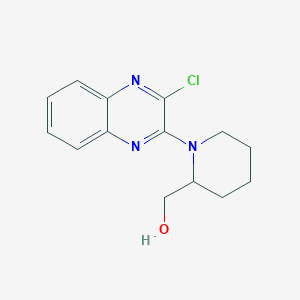 [1-(3-Chloro-quinoxalin-2-yl)-piperidin-2-yl]-methanol