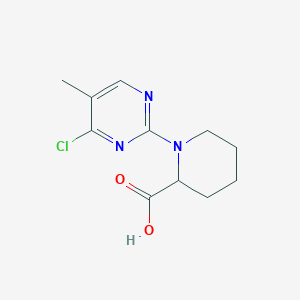 1-(4-Chloro-5-methylpyrimidin-2-yl)piperidine-2-carboxylic acid