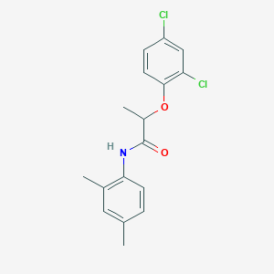 molecular formula C17H17Cl2NO2 B322760 2-(2,4-dichlorophenoxy)-N-(2,4-dimethylphenyl)propanamide 