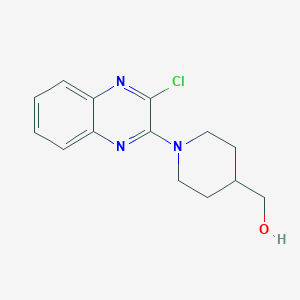 [1-(3-Chloro-quinoxalin-2-yl)-piperidin-4-yl]-methanol