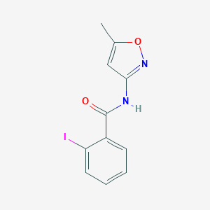 molecular formula C11H9IN2O2 B322800 2-iodo-N-(5-methyl-1,2-oxazol-3-yl)benzamide 