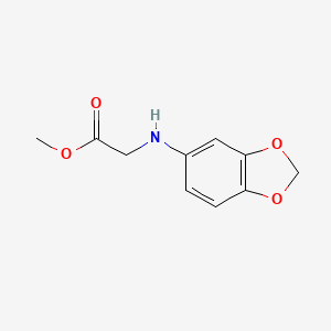 molecular formula C10H11NO4 B3228021 methyl N-1,3-benzodioxol-5-ylglycinate CAS No. 126132-93-2