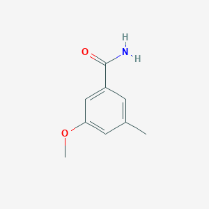 molecular formula C9H11NO2 B3228044 3-Methoxy-5-methylbenzamide CAS No. 1261482-85-2