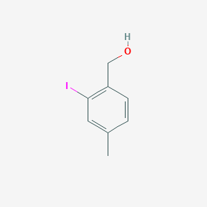 molecular formula C8H9IO B3228048 2-碘-4-甲基苯甲醇 CAS No. 126156-20-5